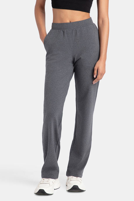 Charcoal track pants fashion